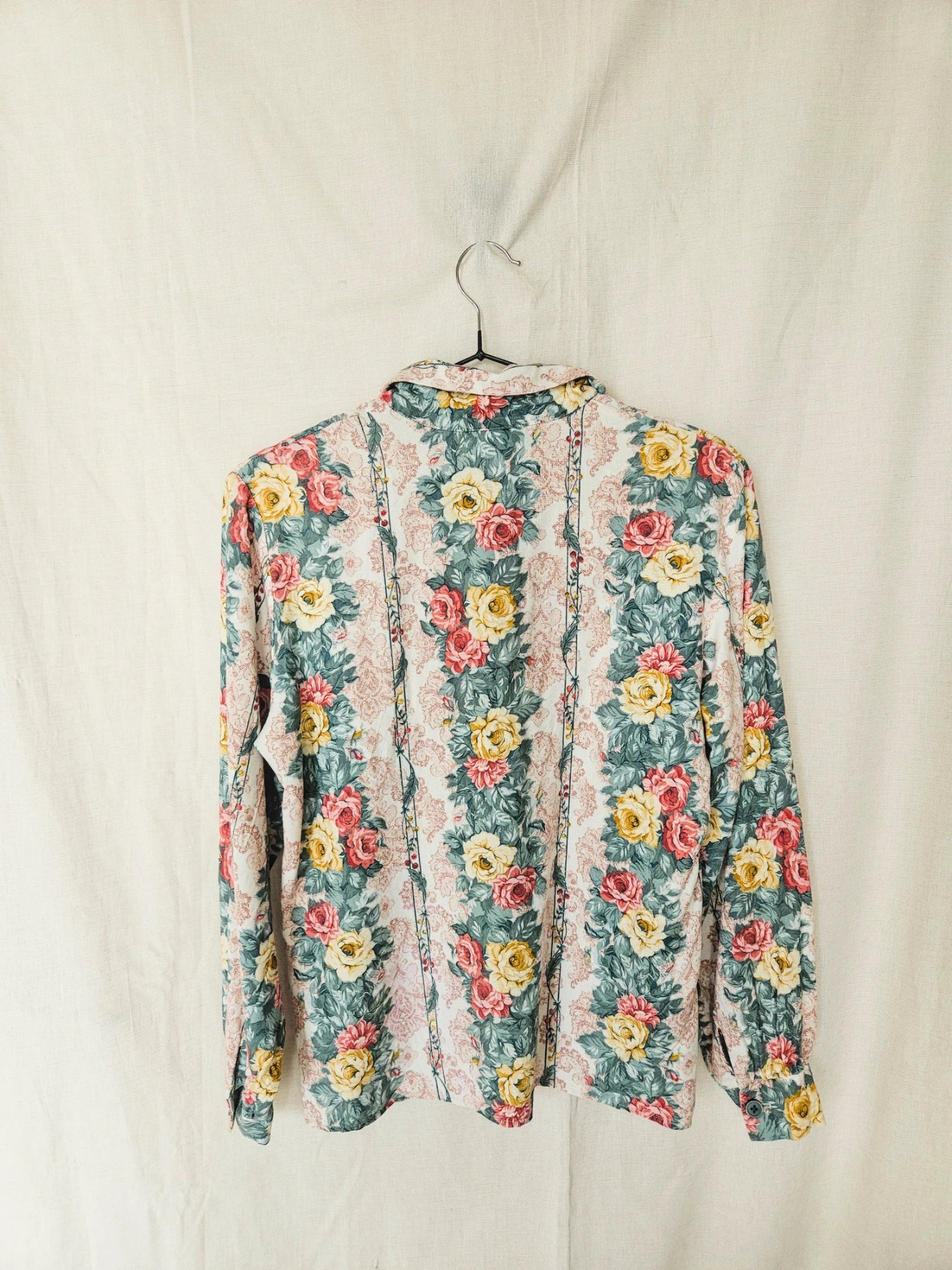 Lucia - romantische vintage blouse, viscose | S