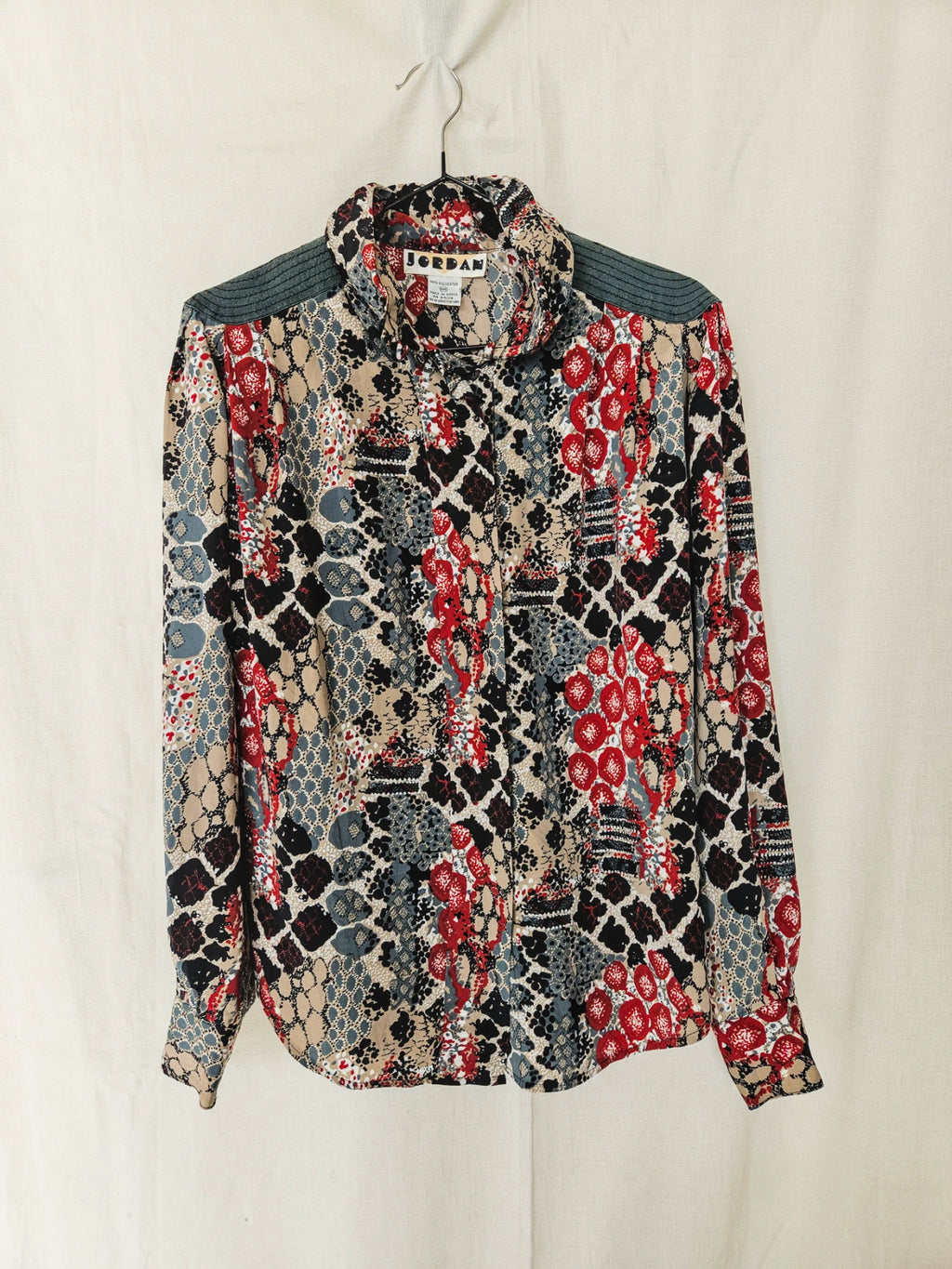 Jordan - vintage blouse with collar | XL