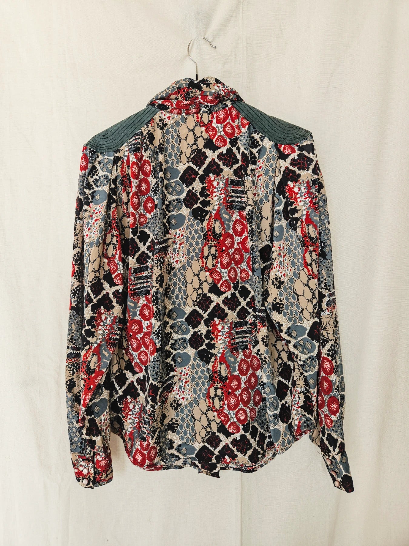 Jordan - vintage blouse met col | XL