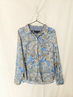 Tommy - lichtblauw vintage overhemd, katoen | L