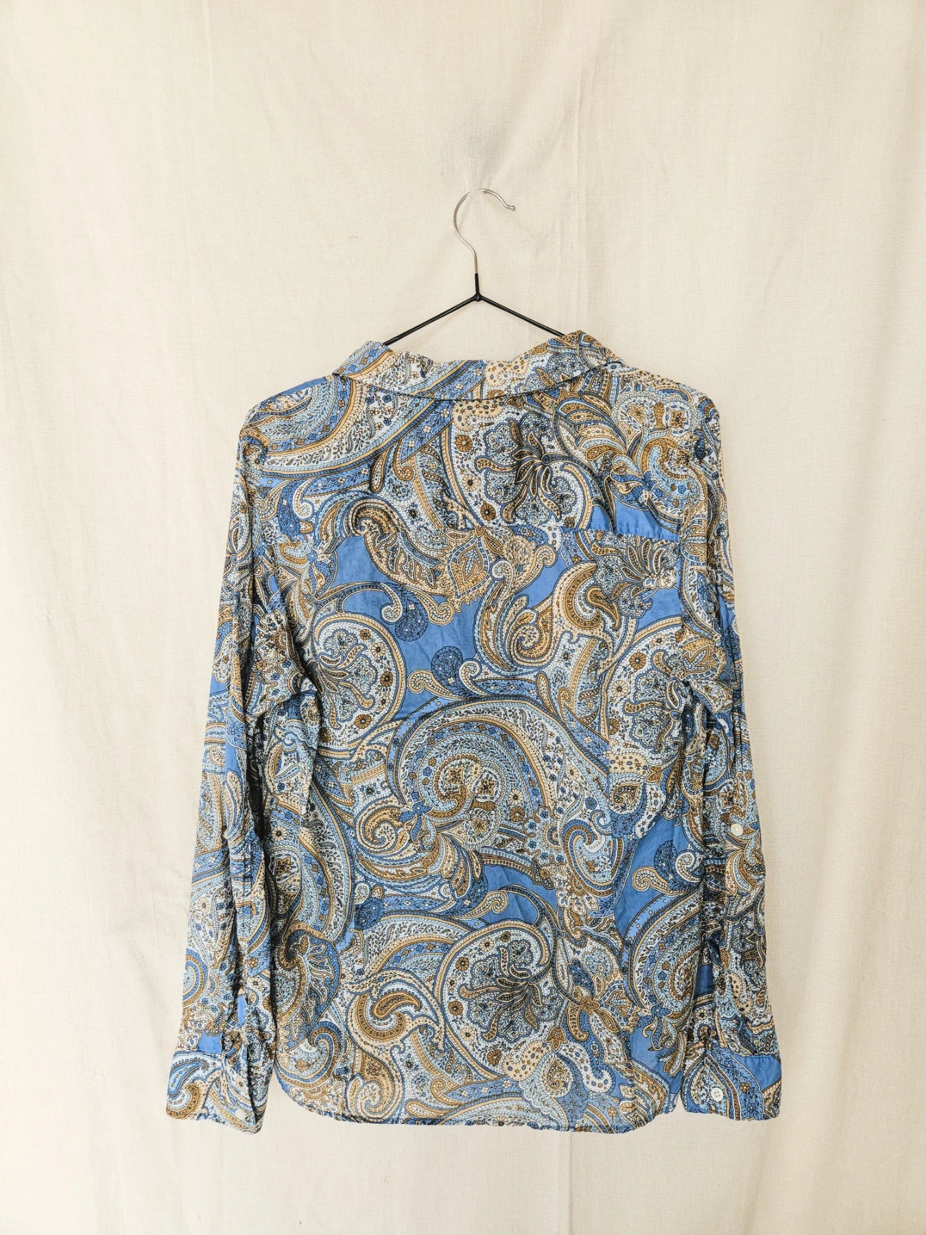 Tommy - lichtblauw vintage overhemd, katoen | L
