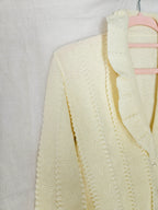 Freya - romantisch gebreid vintage vest | S