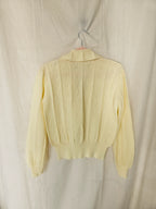 Freya - romantisch gebreid vintage vest | S