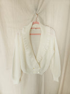 Annie - romantisch gebreid vintage vest | XXL