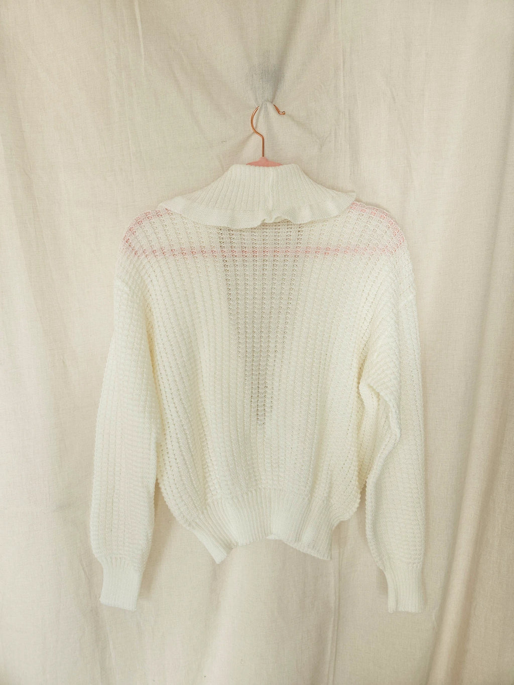Annie - romantisch gebreid vintage vest | XXL