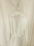 Annie - romantisch gebreid vintage vest | XXL