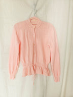 Odette - romantisch vintage vest, schuurwol | S
