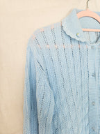 Xanthe - romantisch gehaakt vintage vest | XXL