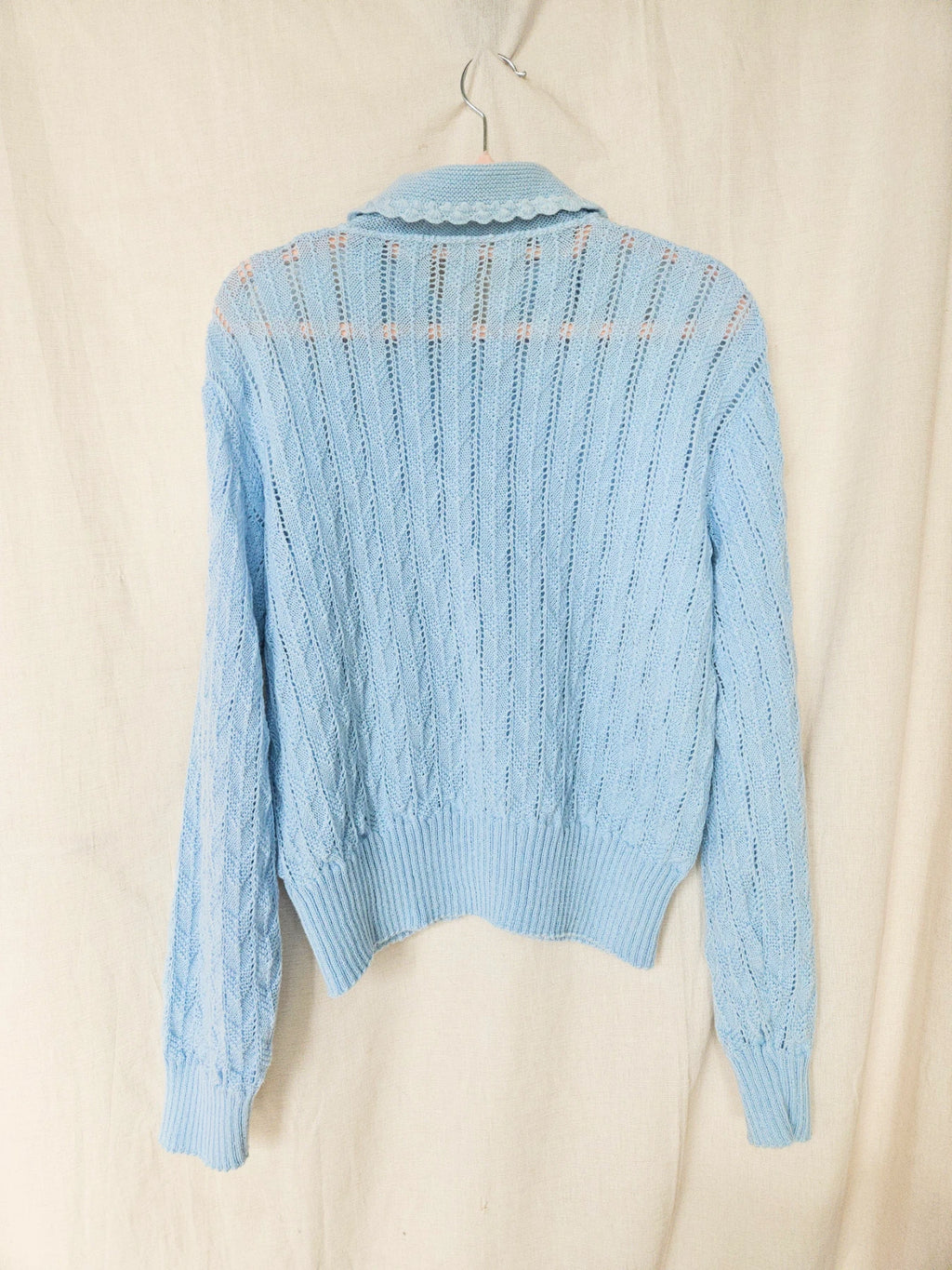 Xanthe - romantisch gehaakt vintage vest | XXL