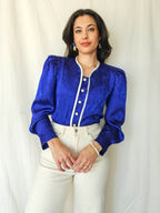 Vintage top 80s shine | S