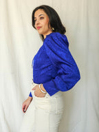 Vintage top 80s shine | S