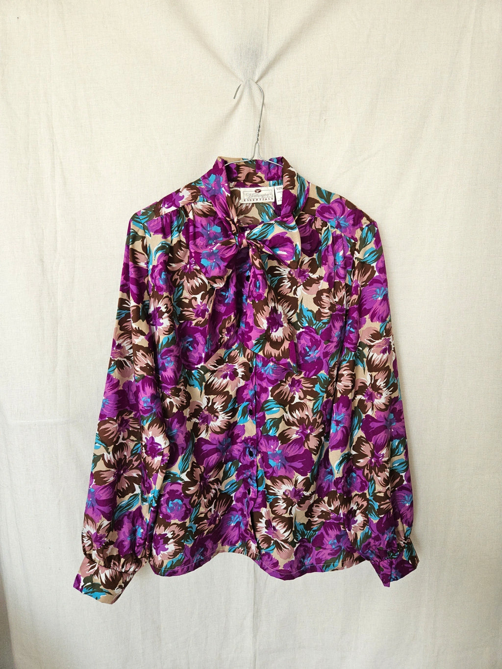 Simone - vintage blouse met bloemenprint | S