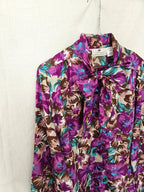 Simone - vintage blouse met bloemenprint | S