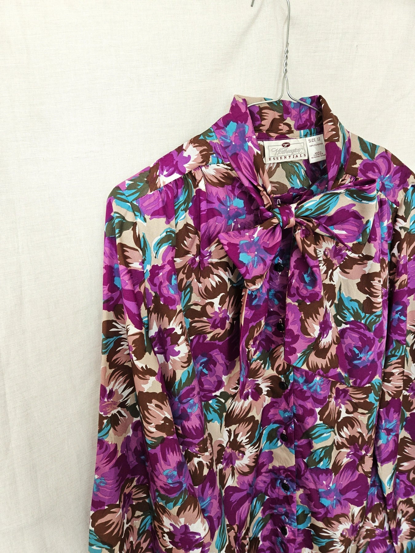 Simone - vintage blouse met bloemenprint | S