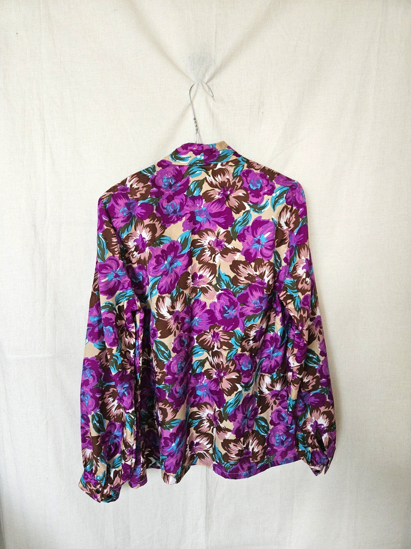 Simone - vintage blouse met bloemenprint | S