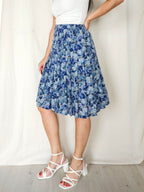 Odelia - korte vintage rok, wol | XL