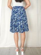 Odelia - korte vintage rok, wol | XL