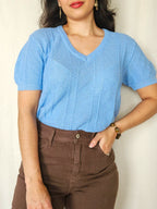 Leora - gebreide vintage top | S/M