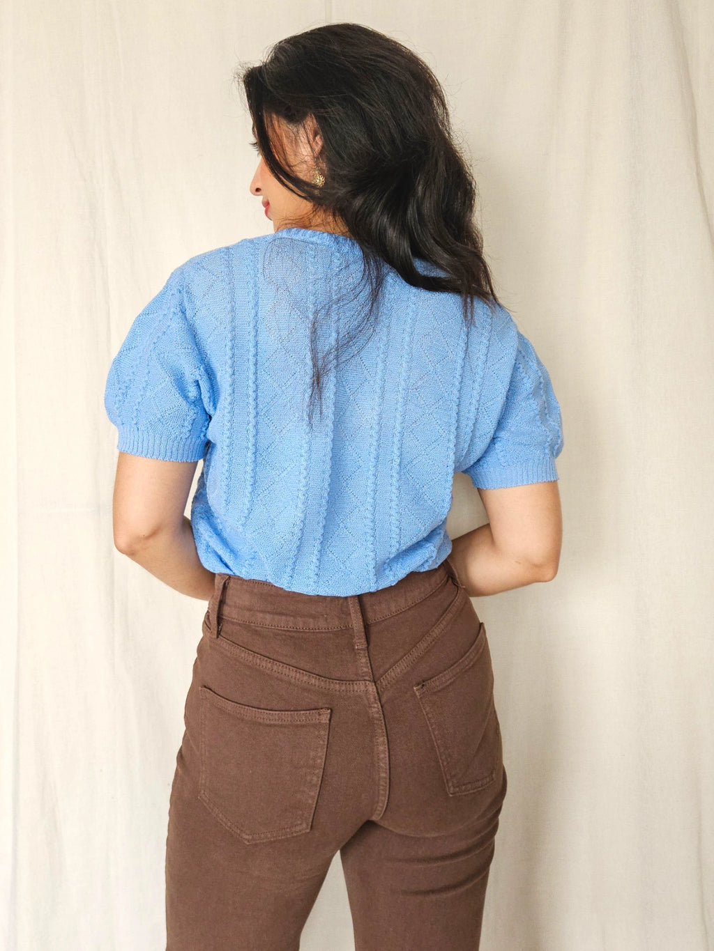 Leora - gebreide vintage top | S/M