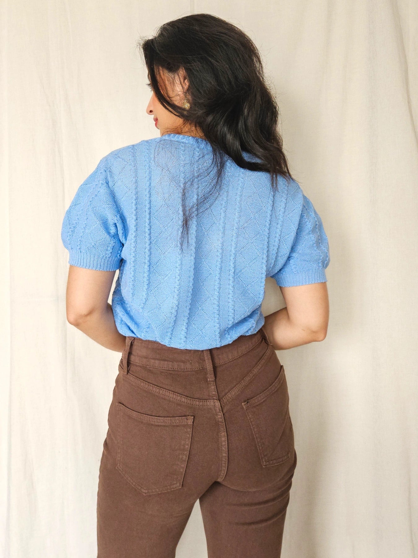 Leora - gebreide vintage top | S/M