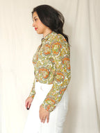 Cosima - vintage overhemd, katoen | S