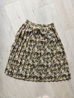 Eleni - vintage plooirok met bloemenprint | L