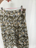 Eleni - vintage plooirok met bloemenprint | L