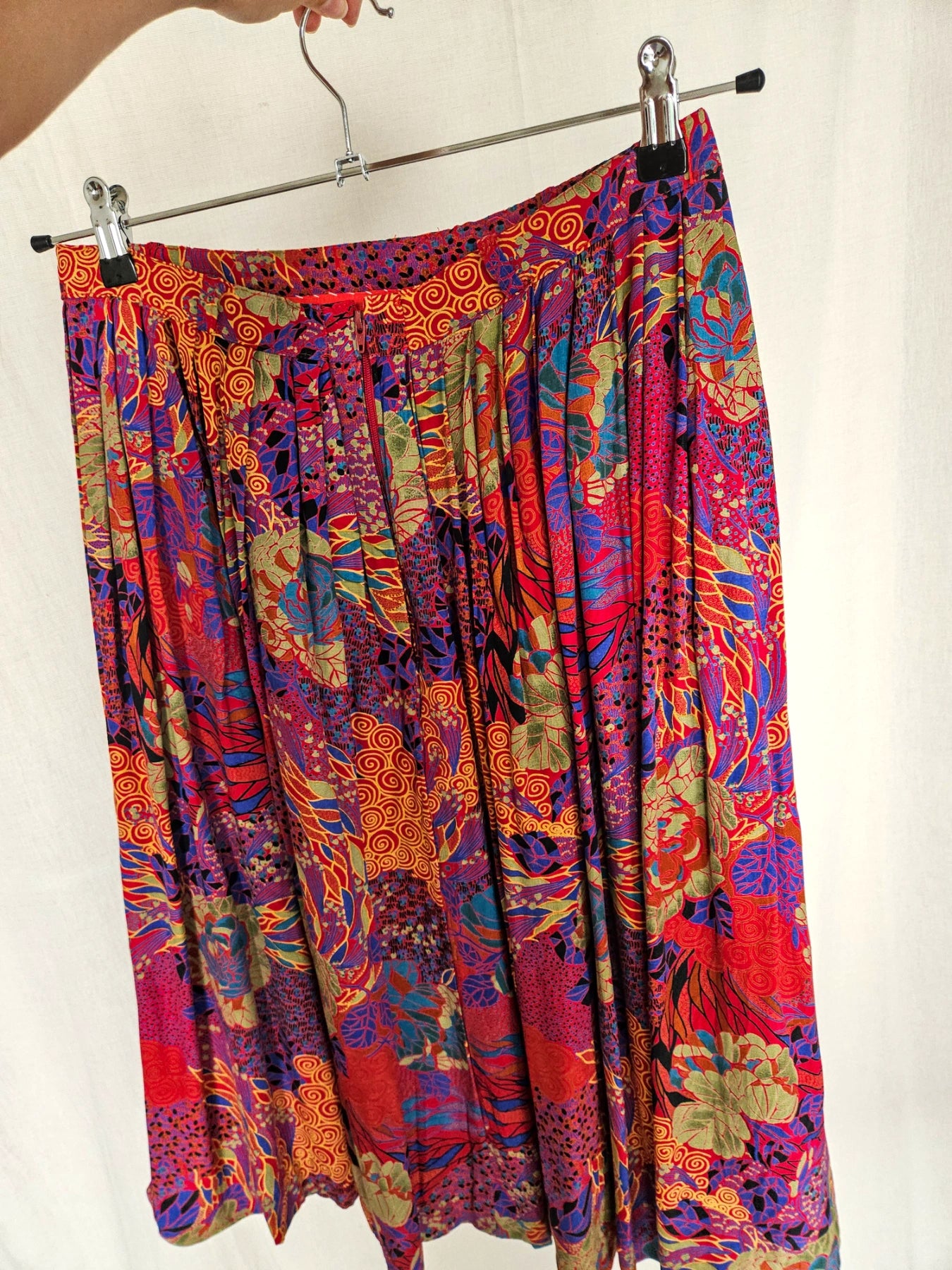Isolde - kleurrijke vintage rok | L