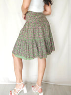 Linnea - korte vintage rok, katoen | S