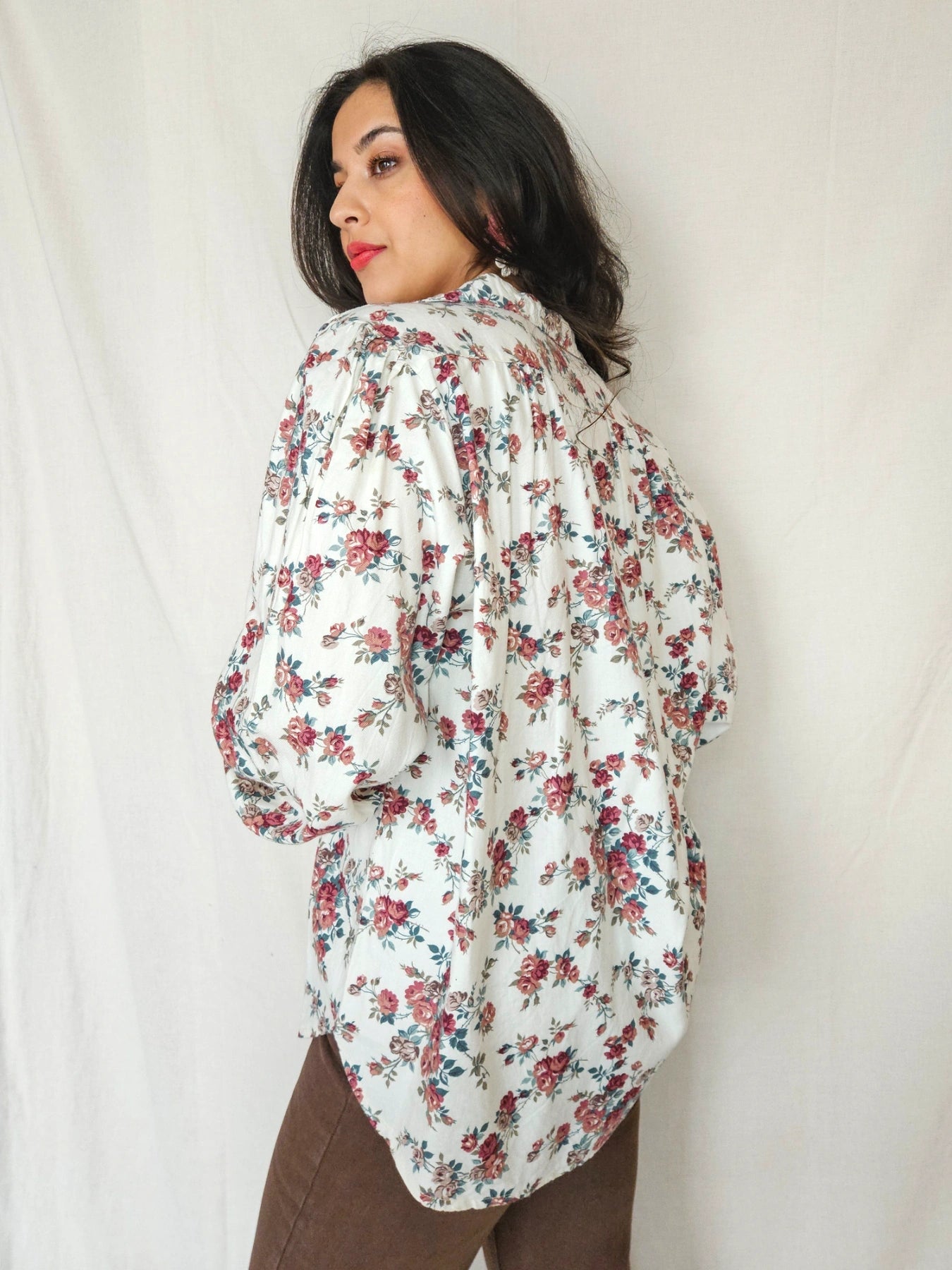 Livea - vintage blouse, katoen | L