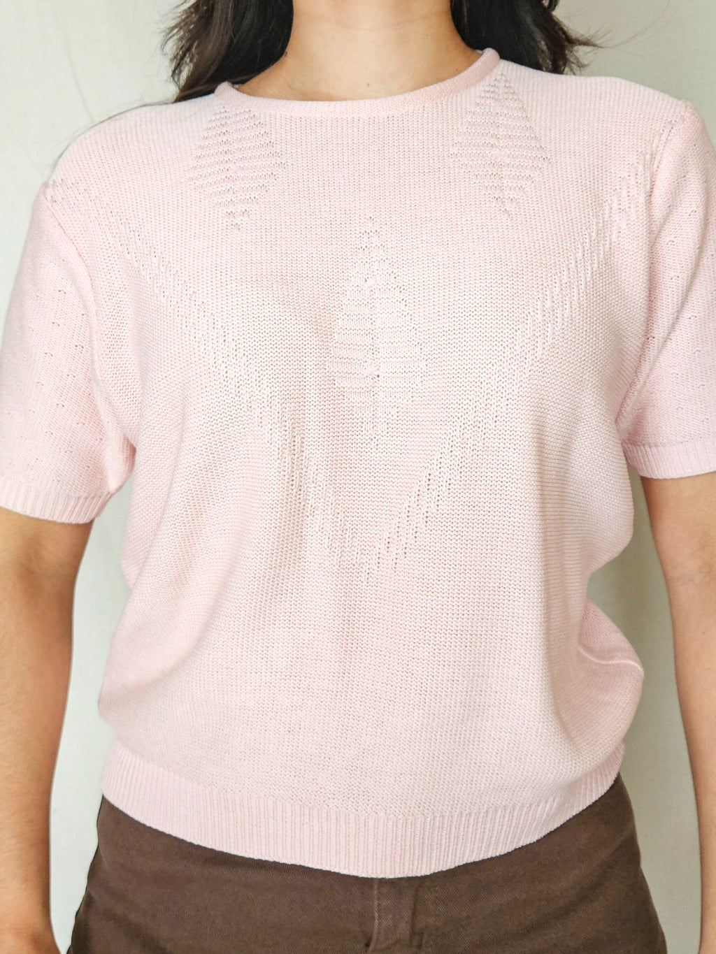 Lena - gebreide vintage top | M