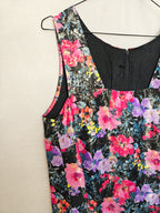 Astra - kleurrijke vintage top met glans | M