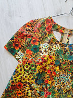Nyssa - 60s vintage shirt met bloemenprint | M (kopie)