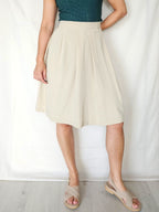 Penelope - beige A-lijn vintage rok | L/XL (kopie)