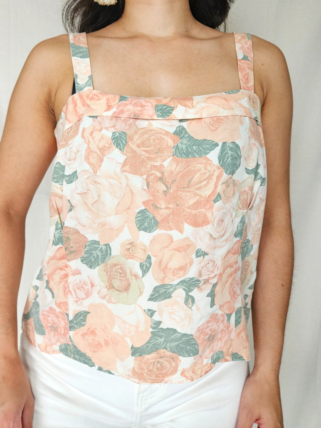Gaia - linnen vintage top | M