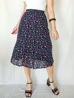 Palmira - polkadot vintage plooirok | S/M