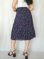 Palmira - polkadot vintage plooirok | S/M
