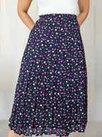 Palmira - polkadot vintage plooirok | S/M
