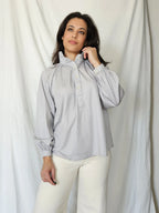 Jaren 70 blouse lichtpaars | M