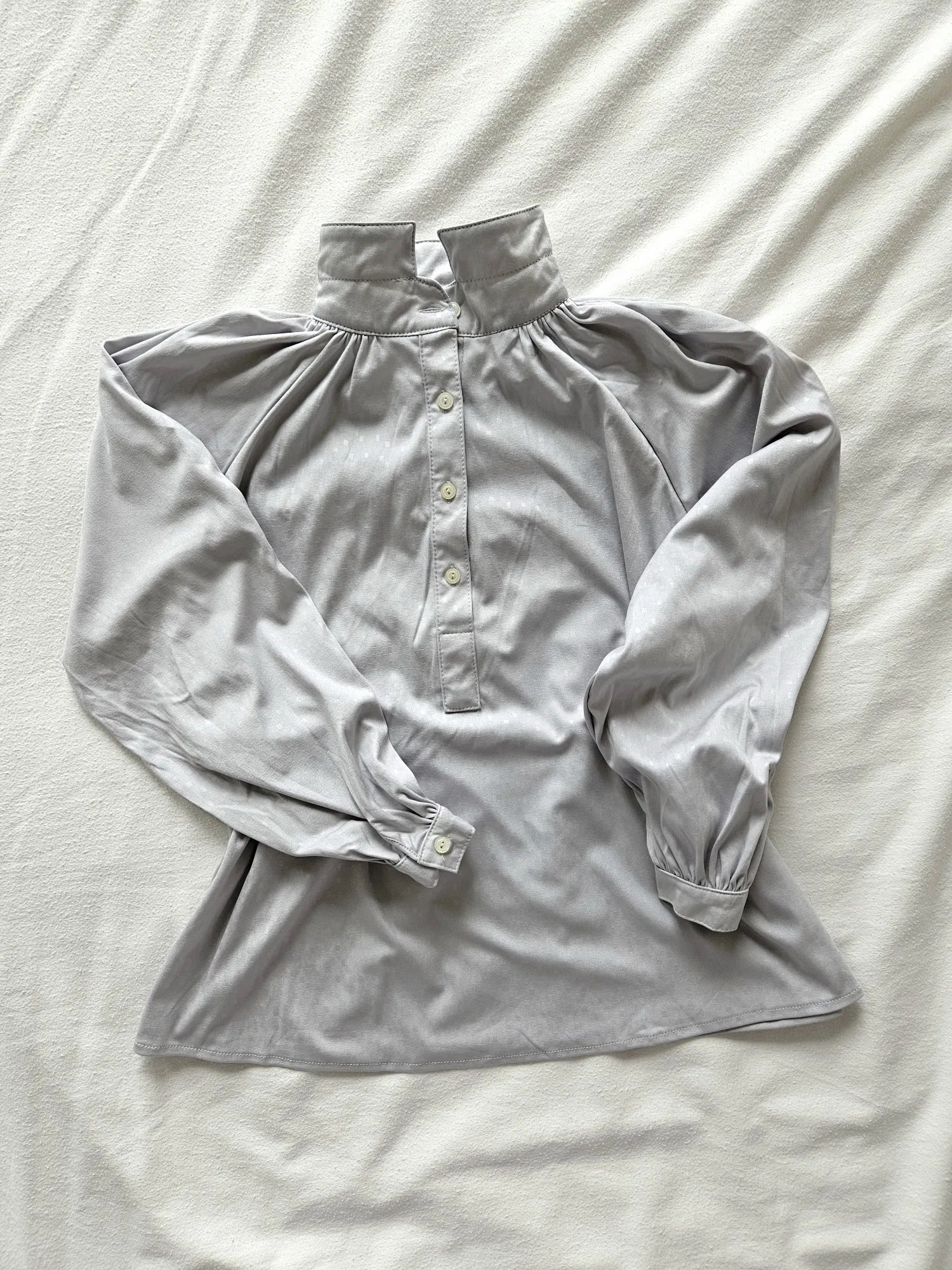 Jaren 70 blouse lichtpaars | M