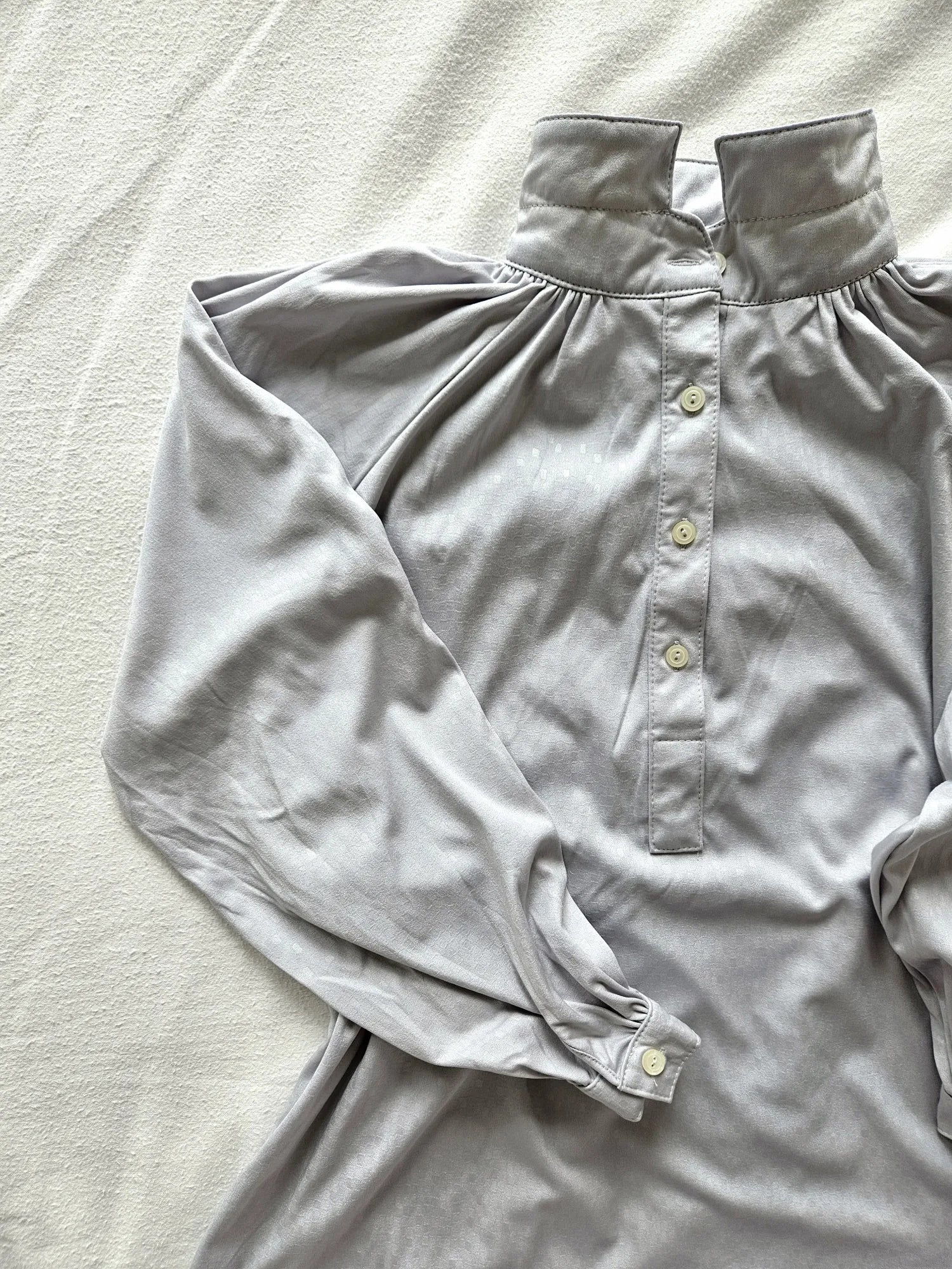 Jaren 70 blouse lichtpaars | M