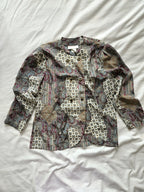 Mina - vintage blouse met bijzondere prints | M