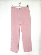 gestreepte vintage broek