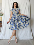 50s vintage zomerjurk van Gogh | S