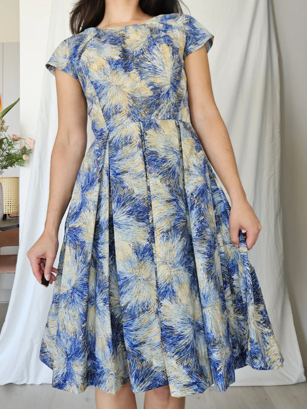 50s vintage zomerjurk van Gogh | S