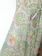 Zomerse vintage jurk met strikjes | S