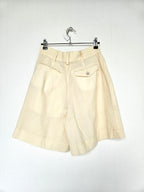Jil Sander vintage shorts butter yellow made of wool | XS