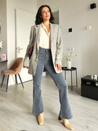 Helena - geruite blazer, wol | M
