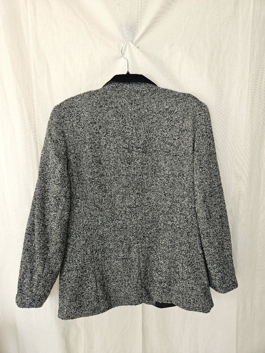 Clio - visgraat blazer, wol | L/XL