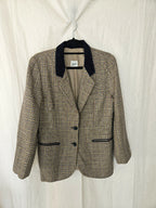 Dine - geruite blazer, wol | M